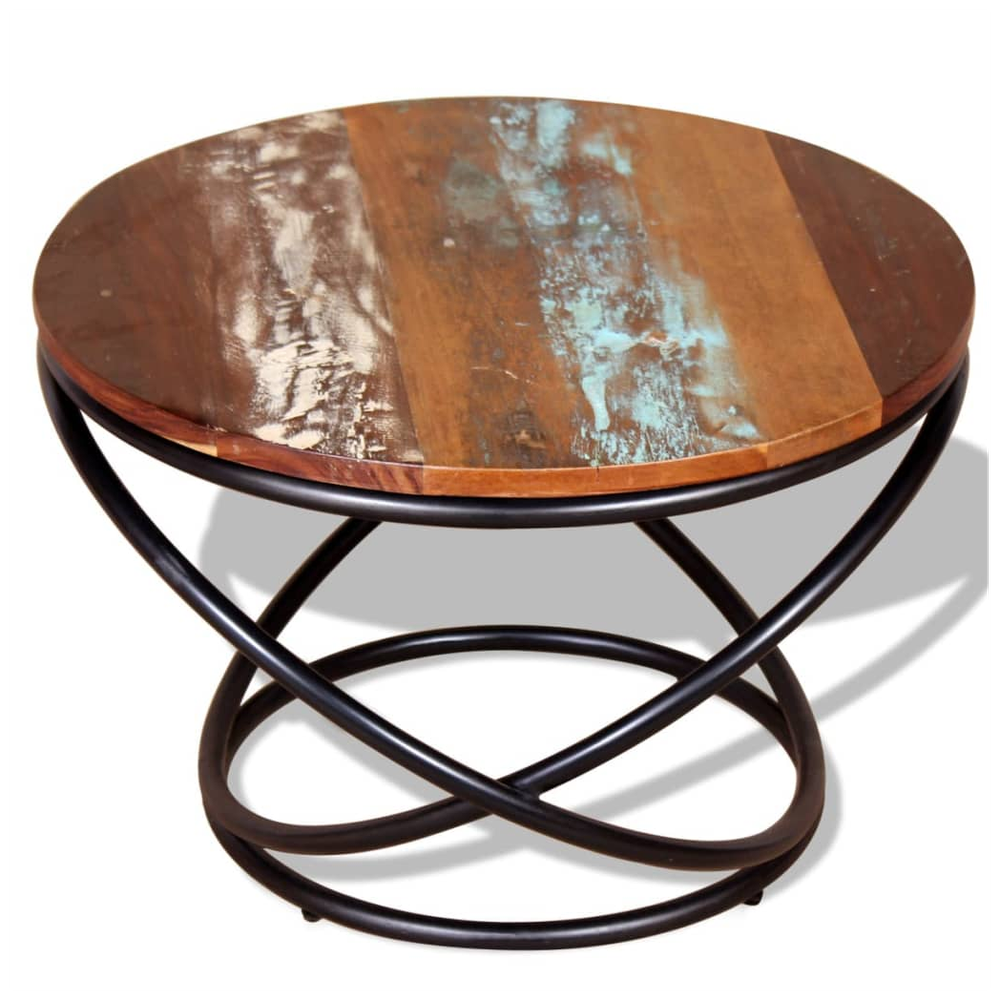 Coffee Table Solid Reclaimed Wood vidaXL 60x60x40 cm by vidaXL