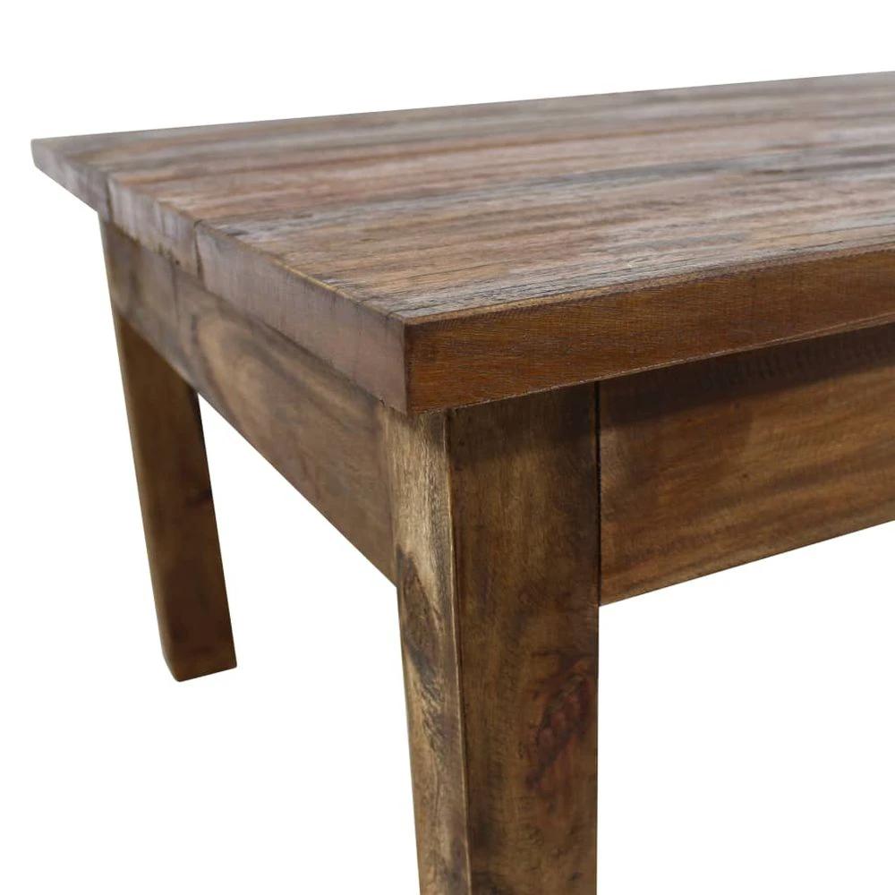 Coffee Table Solid Reclaimed Wood vidaXL 98x73x45 cm by vidaXL