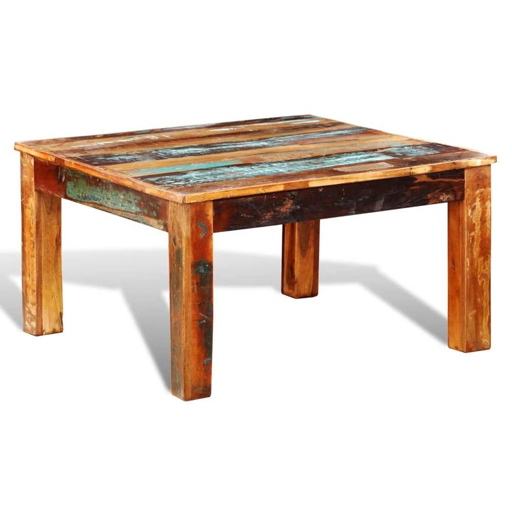 vidaXL Coffee Table Square Reclaimed Wood vidaXL - Coffee Tables Coffee Table