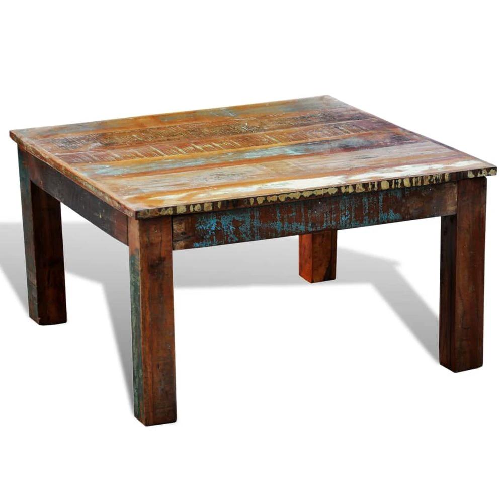 vidaXL Coffee Table Square Reclaimed Wood vidaXL - Coffee Tables Coffee Table