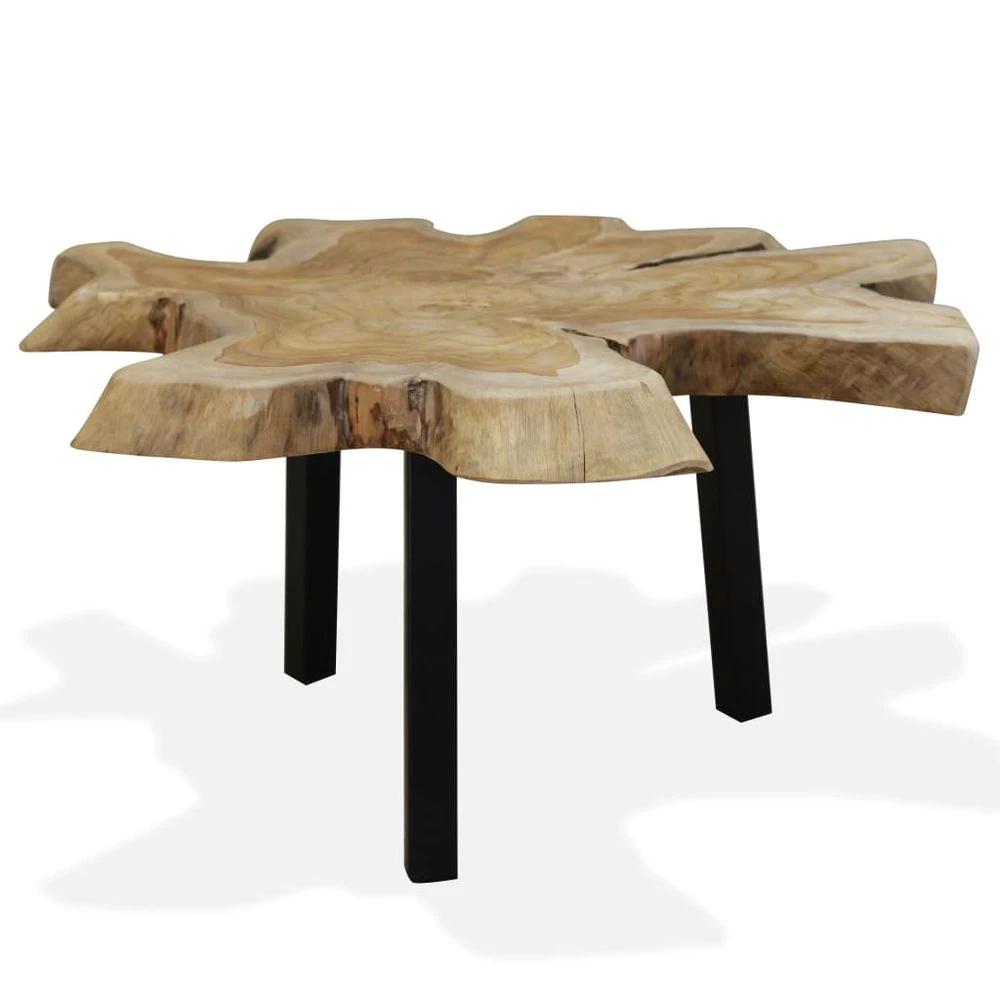 Coffee Table vidaXL Genuine Teak 80x70x38 cm by vidaXL