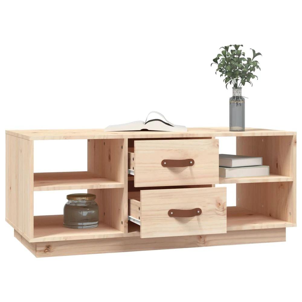 Coffee Table 100x50x41 cm vidaXL Solid Wood Pine by vidaXL