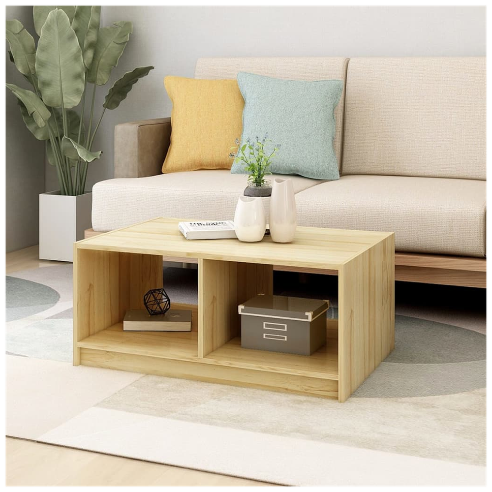 vidaXL Coffee Table 75x50x33.5 cm vidaXL Solid Pinewood - Coffee Tables Coffee Table
