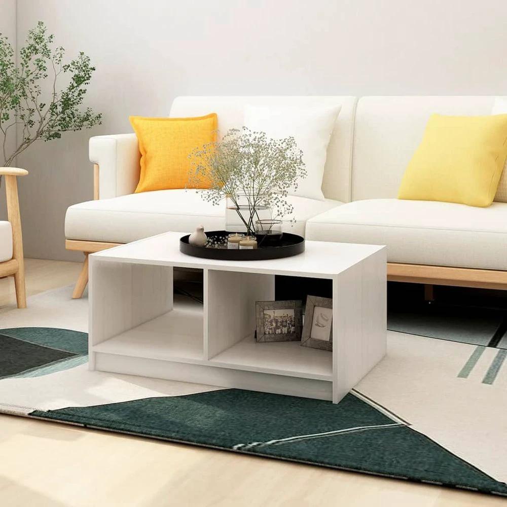 vidaXL Coffee Table 75x50x33.5 cm vidaXL Solid Pinewood - Coffee Tables Coffee Table