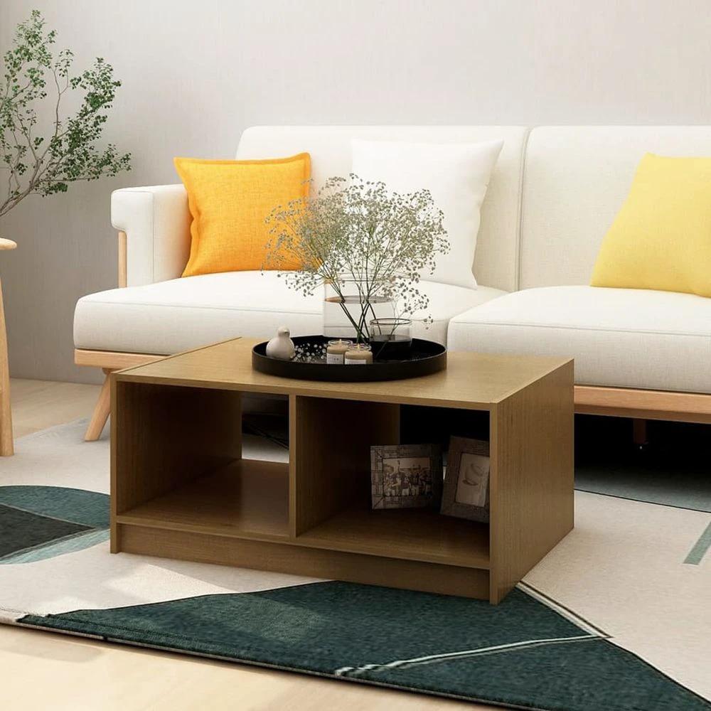 vidaXL Coffee Table 75x50x33.5 cm vidaXL Solid Pinewood - Coffee Tables Coffee Table