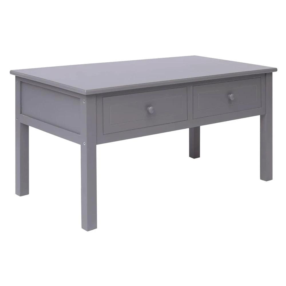 Coffee Table White 100x50x45 cm Wood vidaXL by vidaXL
