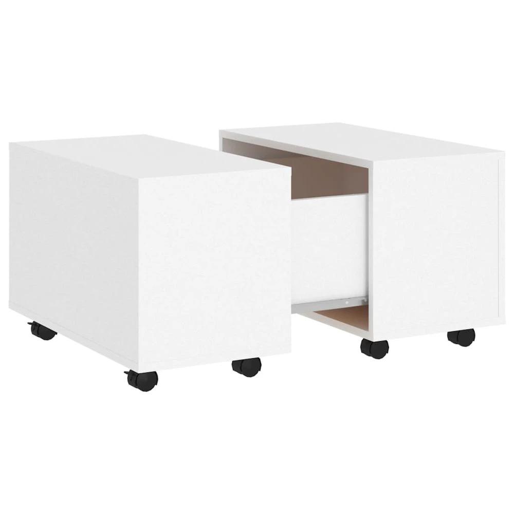 vidaXL Coffee Table White 60x60x38 cm vidaXL Engineered Wood - Coffee Tables Coffee Table