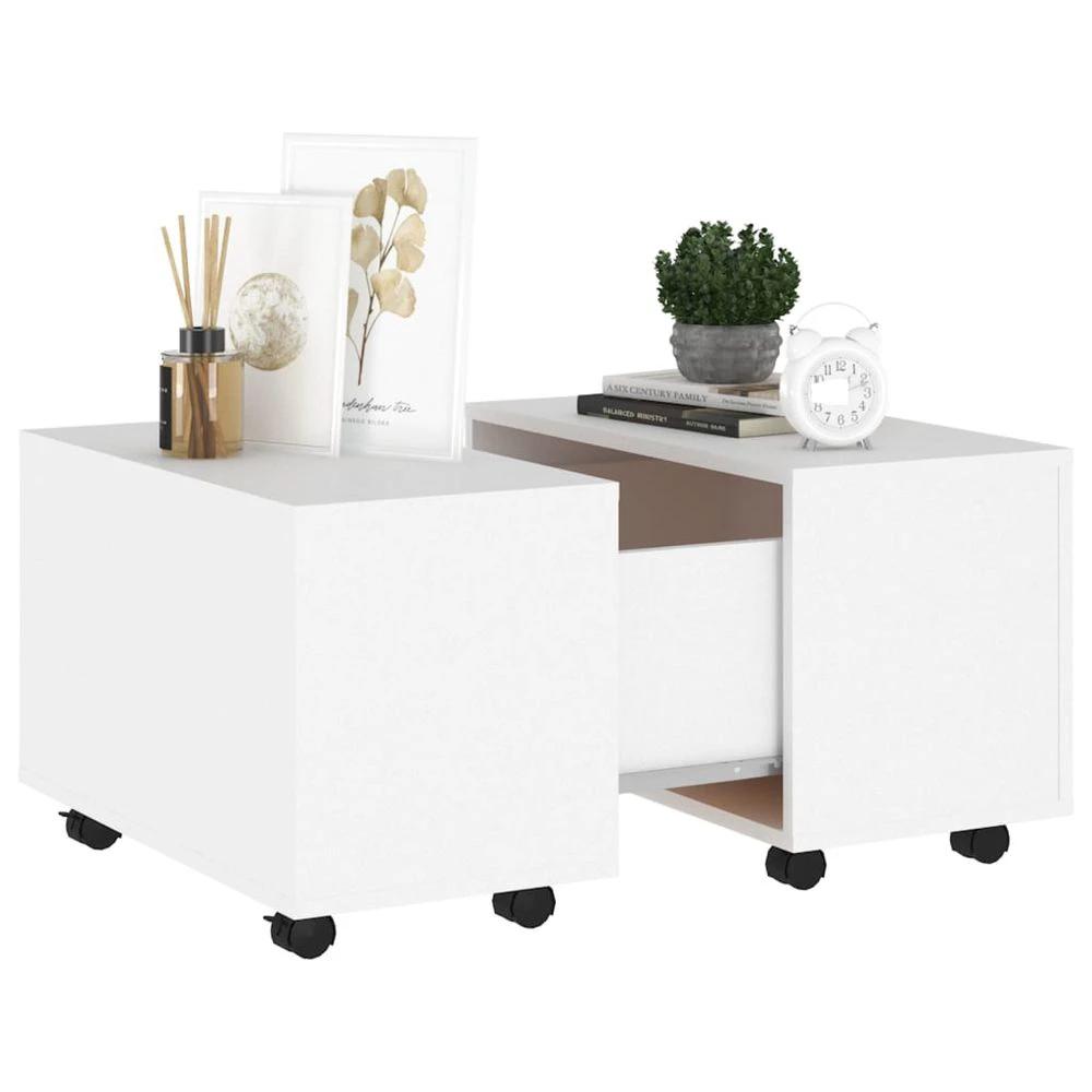 vidaXL Coffee Table White 60x60x38 cm vidaXL Engineered Wood - Coffee Tables Coffee Table