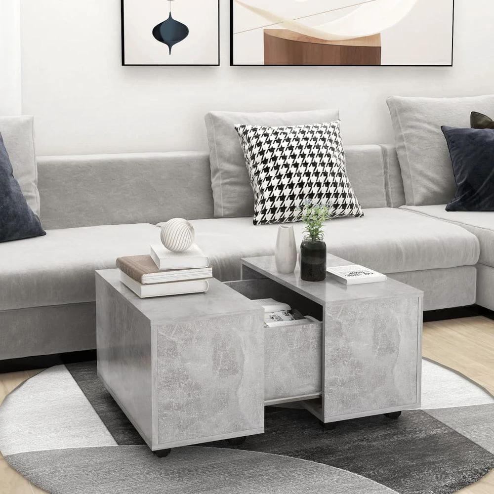 vidaXL Coffee Table White 60x60x38 cm vidaXL Engineered Wood - Coffee Tables Coffee Table