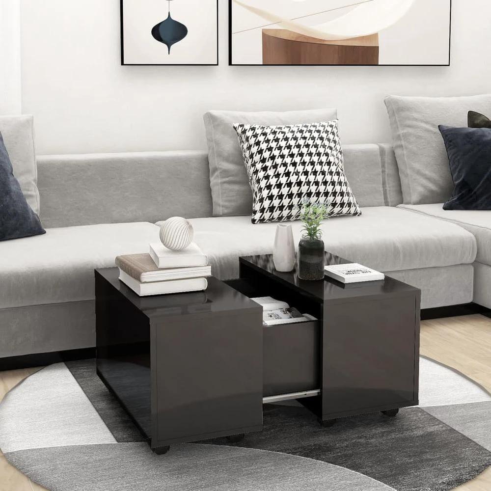 Coffee Table White 60x60x38 cm vidaXL Engineered Wood by vidaXL