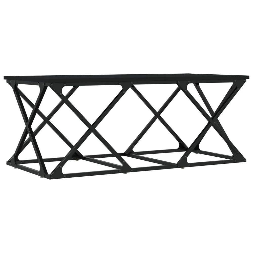 Coffee Table Black 100x49x40 cm vidaXL Engineered Wood by vidaXL