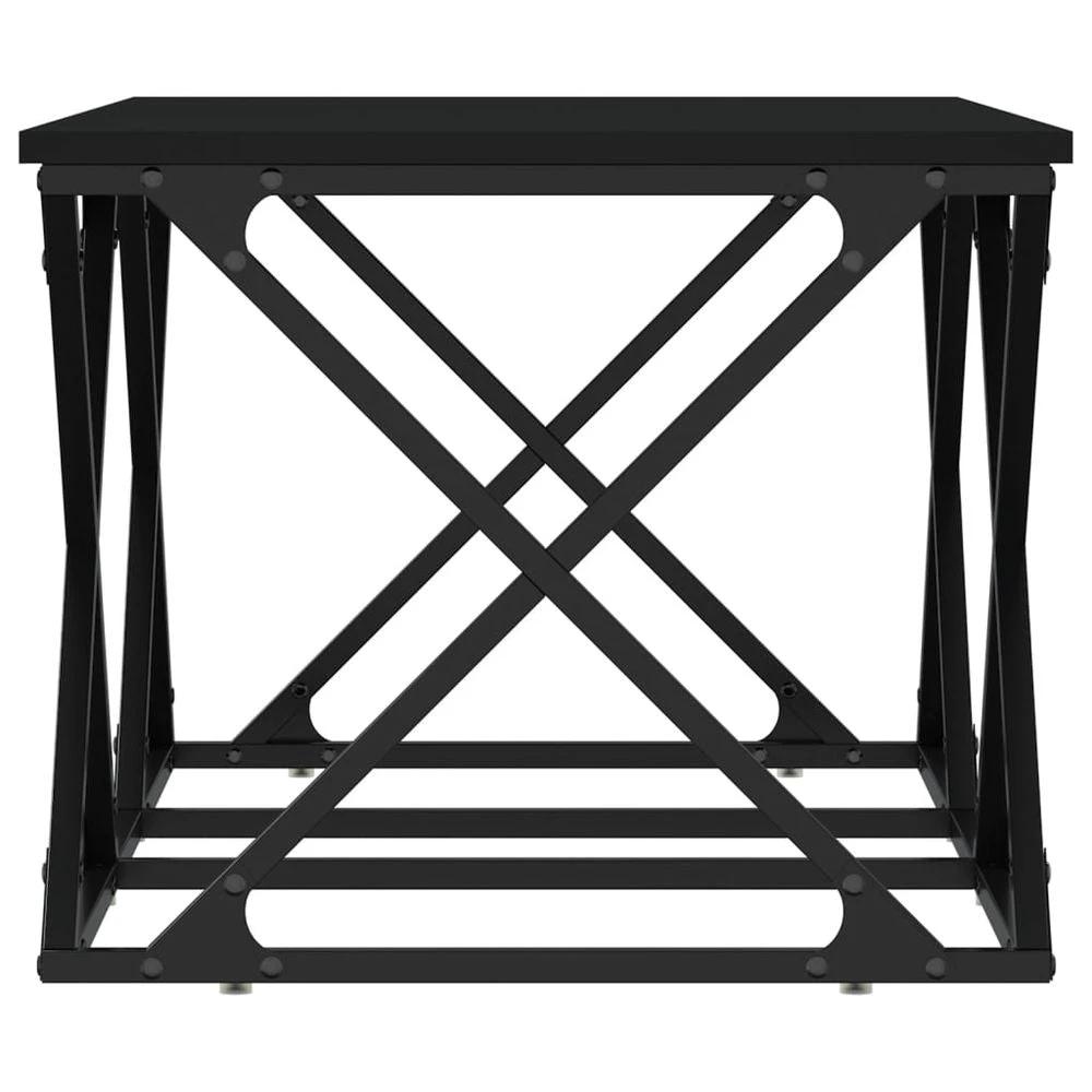 Coffee Table Black 100x49x40 cm vidaXL Engineered Wood by vidaXL