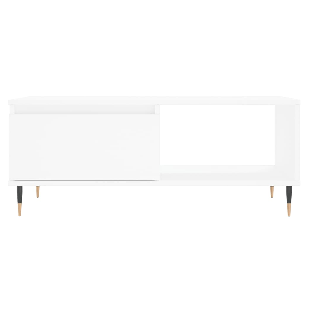 vidaXL Coffee Table White 90x50x36.5 cm vidaXL - Engineered Wood - Coffee Tables Coffee Table