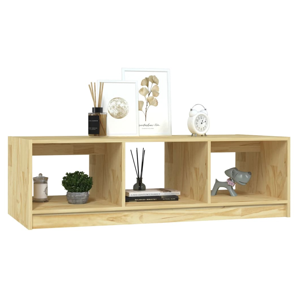 Coffee Table 110x50x34 cm vidaXL Solid Pinewood by vidaXL