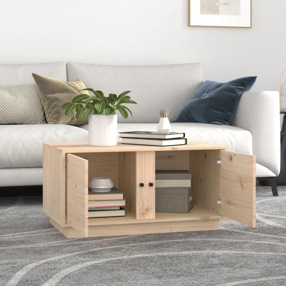 vidaXL Coffee Table 80x50x40 cm vidaXL Solid Wood Pine - Coffee Tables Coffee Table