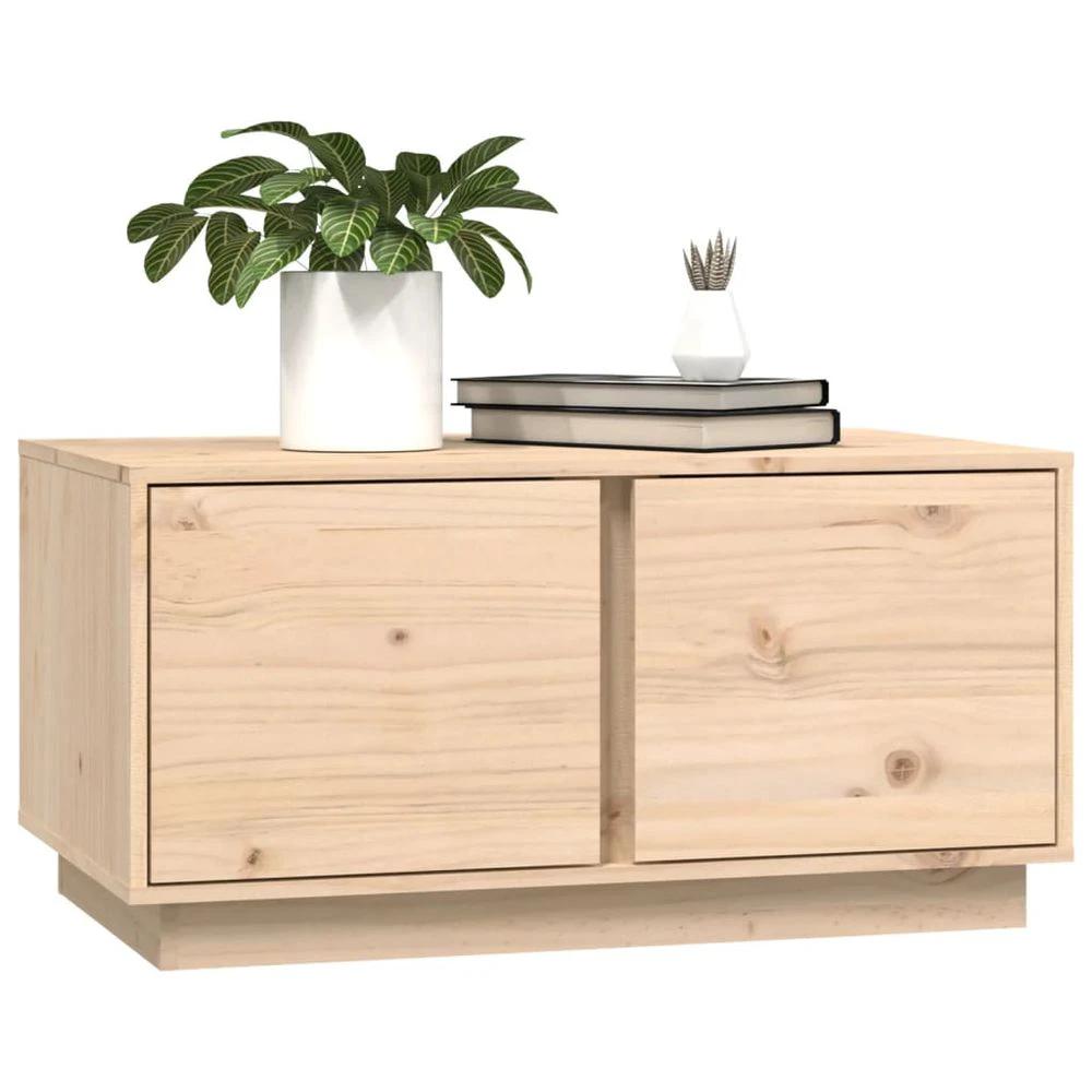vidaXL Coffee Table 80x50x40 cm vidaXL Solid Wood Pine - Coffee Tables Coffee Table