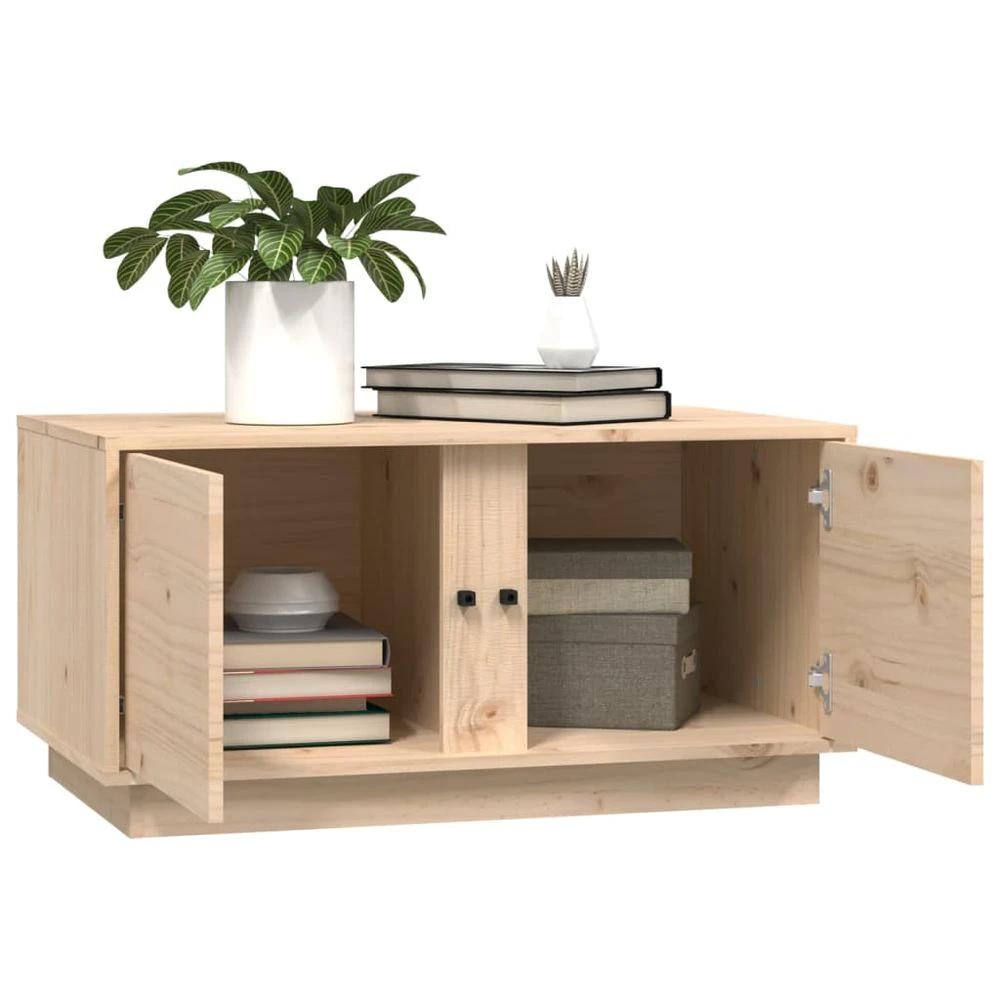 vidaXL Coffee Table 80x50x40 cm vidaXL Solid Wood Pine - Coffee Tables Coffee Table