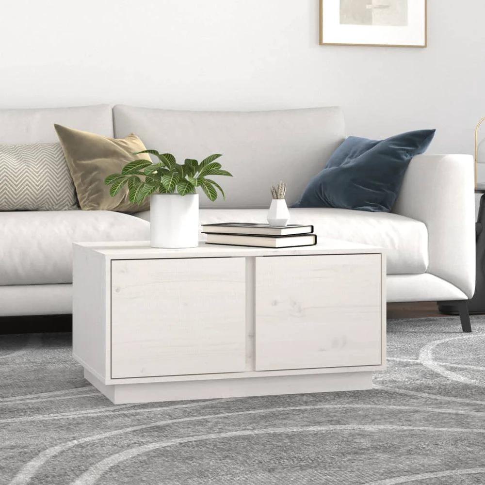 vidaXL Coffee Table 80x50x40 cm vidaXL Solid Wood Pine - Coffee Tables Coffee Table