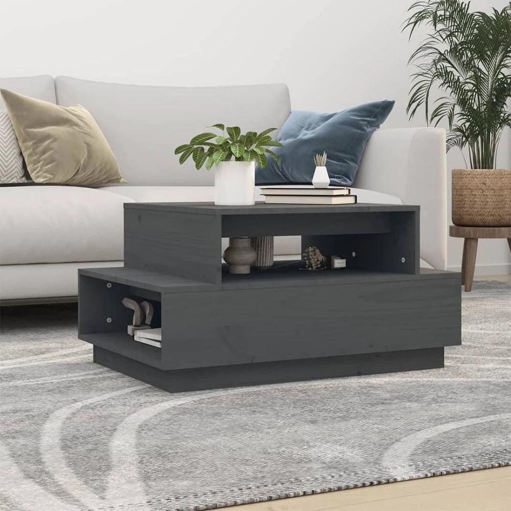 vidaXL Coffee Table 80x55x40.5 cm vidaXL Solid Wood Pine - Coffee Tables Coffee Table