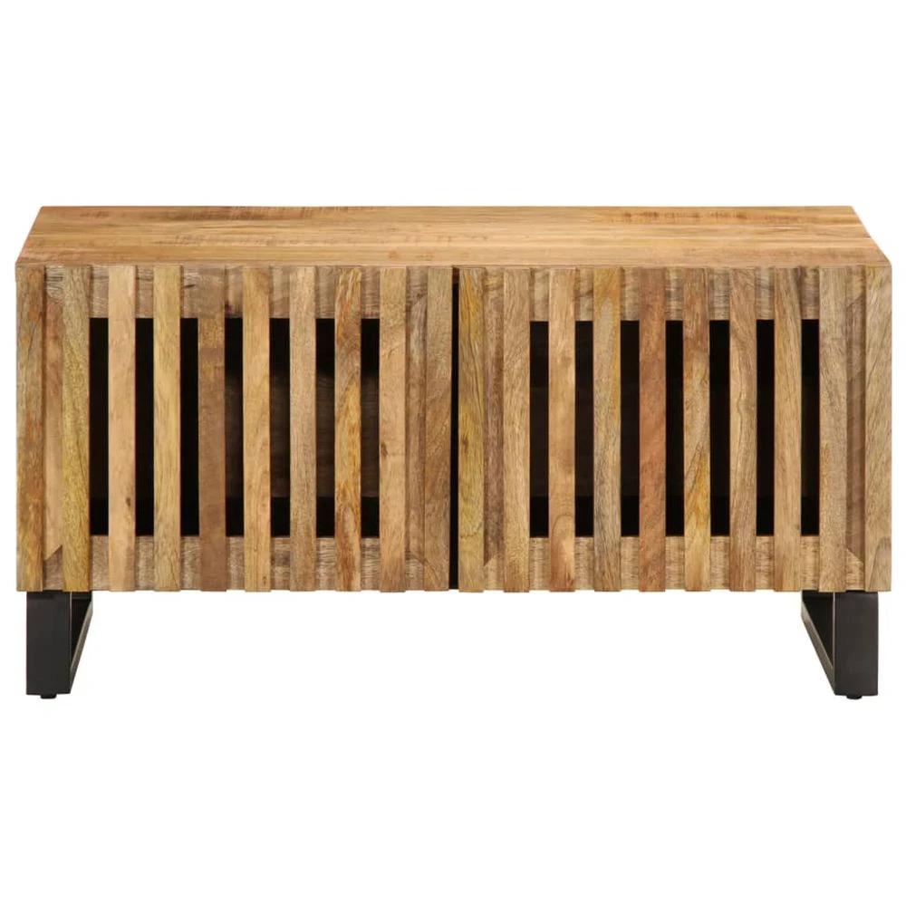 vidaXL Coffee Table 80x51x40 cm vidaXL Solid Wood Rough Mango - Coffee Tables Coffee Table