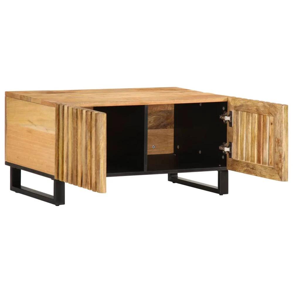 vidaXL Coffee Table 80x51x40 cm vidaXL Solid Wood Rough Mango - Coffee Tables Coffee Table