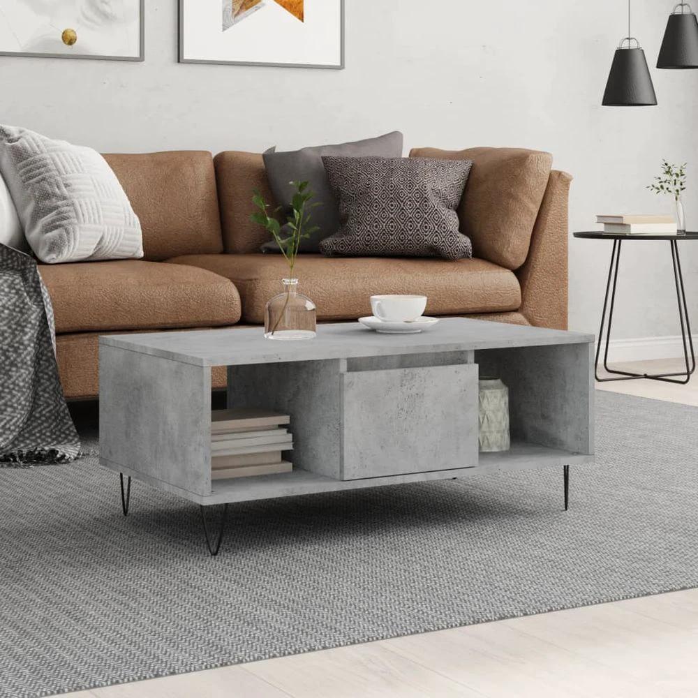 vidaXL White Coffee Table White 90x50x36.5 cm vidaXL Engineered Wood - Coffee Tables Coffee Table