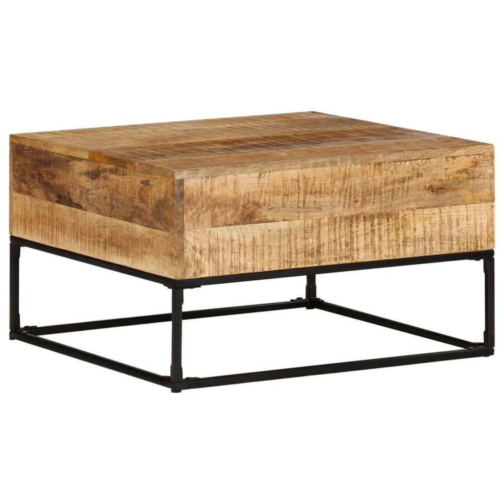 vidaXL Coffee Table 68x68x41 cm vidaXL Rough Mango Wood - Coffee Tables Coffee Table