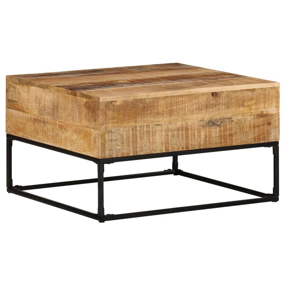 vidaXL Coffee Table 68x68x41 cm vidaXL Rough Mango Wood - Coffee Tables Coffee Table