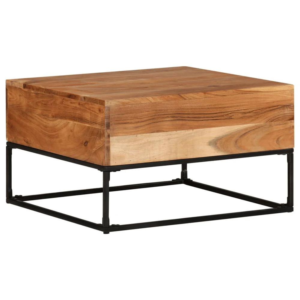 vidaXL Coffee Table 68x68x41 cm vidaXL Rough Mango Wood - Coffee Tables Coffee Table