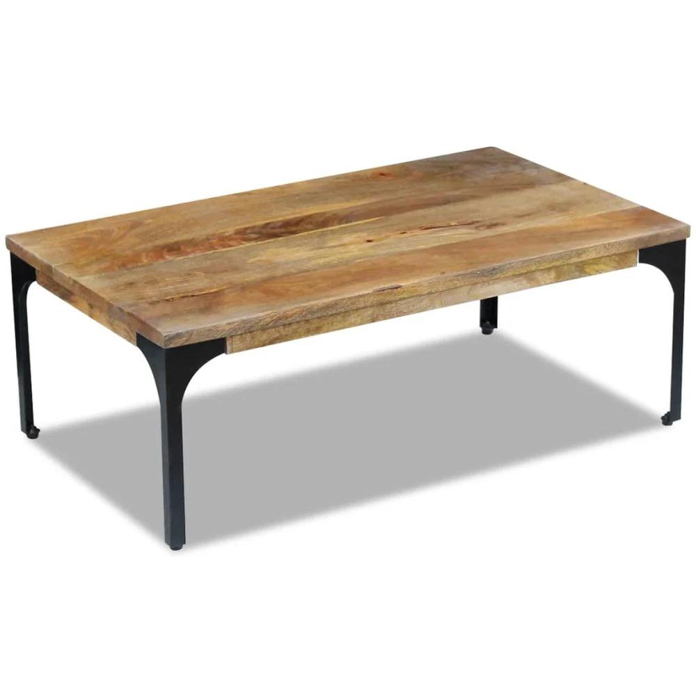 Coffee Table 100x55x35 cm vidaXL Solid Wood Mango by vidaXL