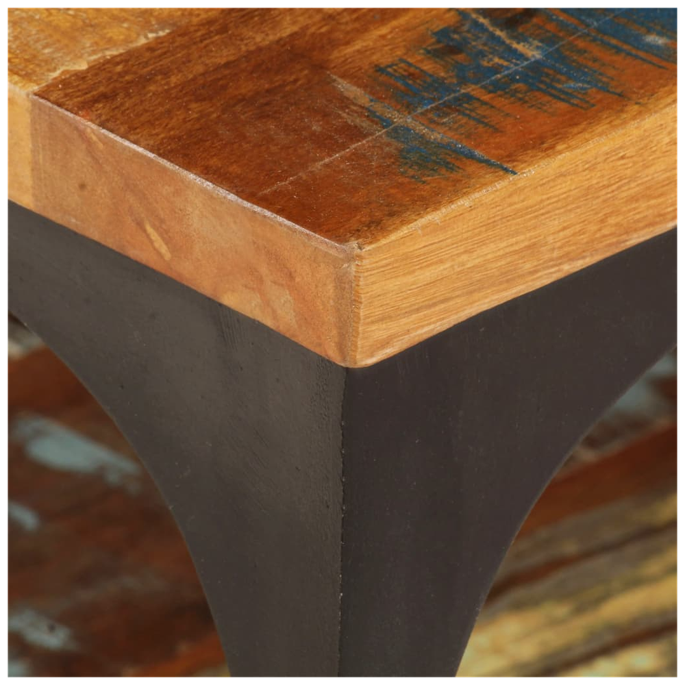 Coffee Table with Shelf 100x60x35 cm vidaXL Solid Reclaimed Wood by vidaXL