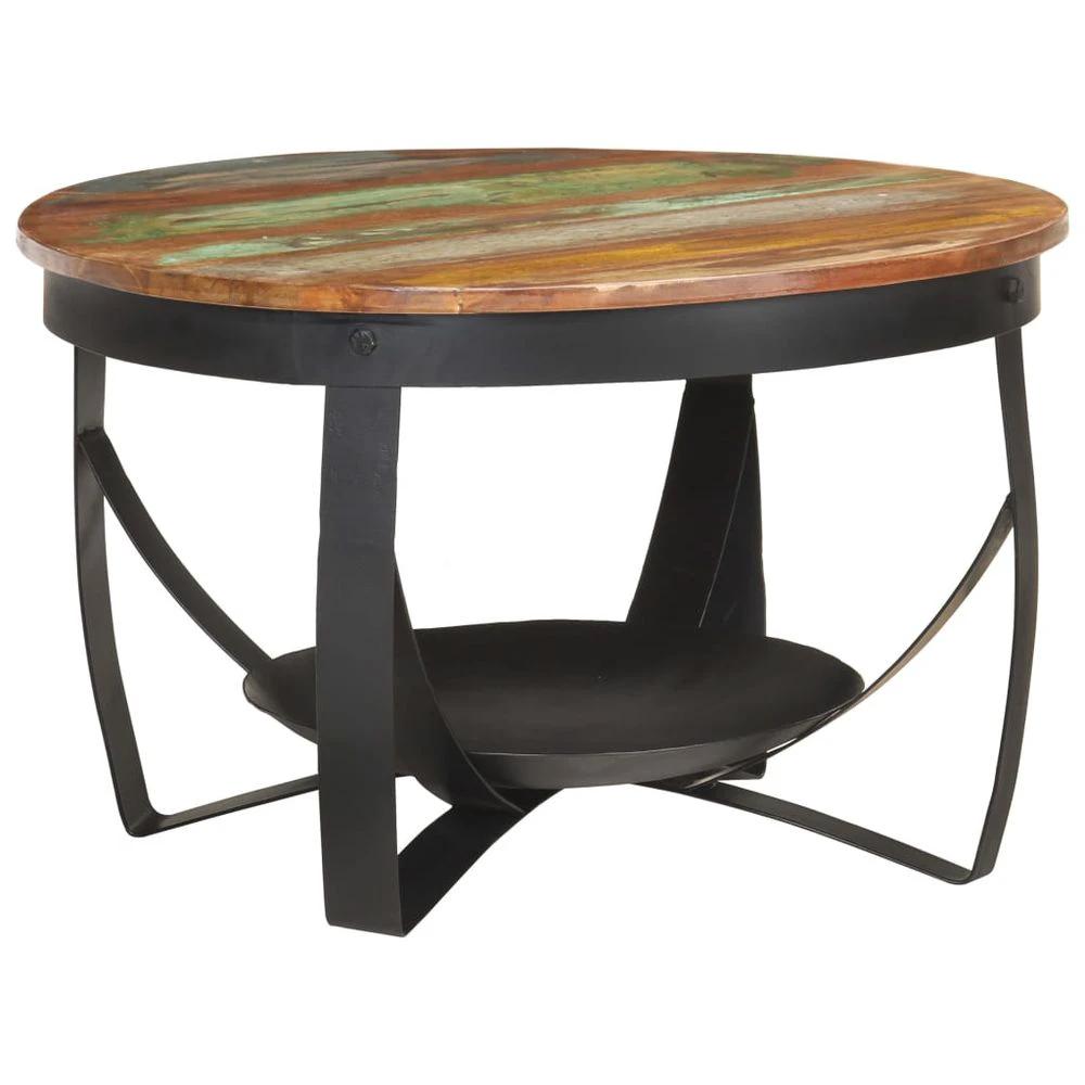 vidaXL Coffee Table Ø68x43 cm vidaXL Rough Mango Wood - Coffee Tables Coffee Table