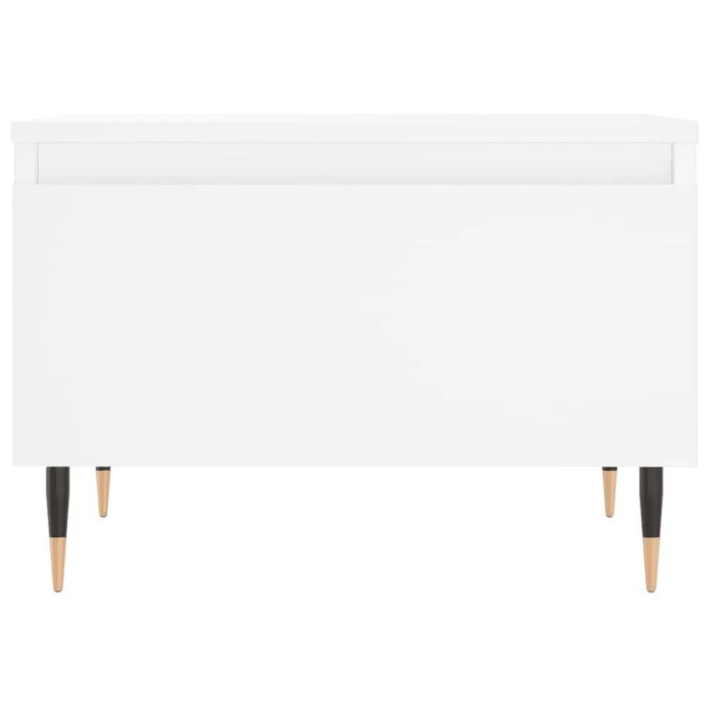 Coffee Table White 50x46x35 cm vidaXL Engineered Wood by vidaXL