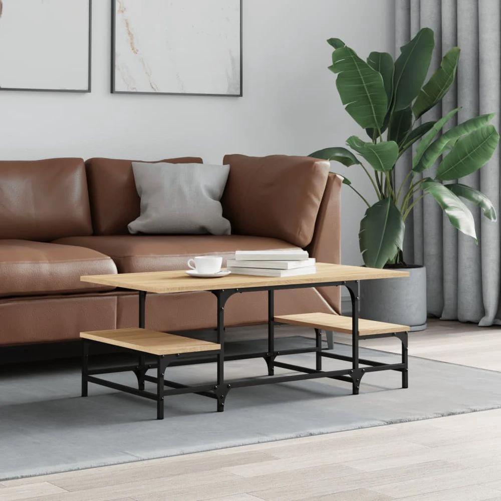 vidaXL Coffee Table Black 100x50.5x40 cm vidaXL Engineered Wood - Coffee Tables Coffee Table