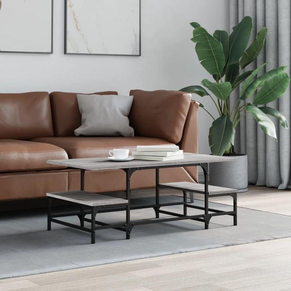 vidaXL Coffee Table Black 100x50.5x40 cm vidaXL Engineered Wood - Coffee Tables Coffee Table