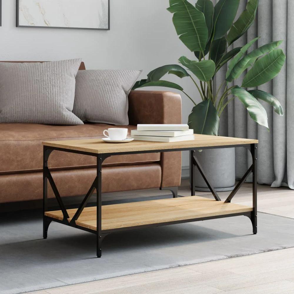 vidaXL Coffee Table Black 90x50x45 cm vidaXL Engineered Wood - Coffee Tables Coffee Table