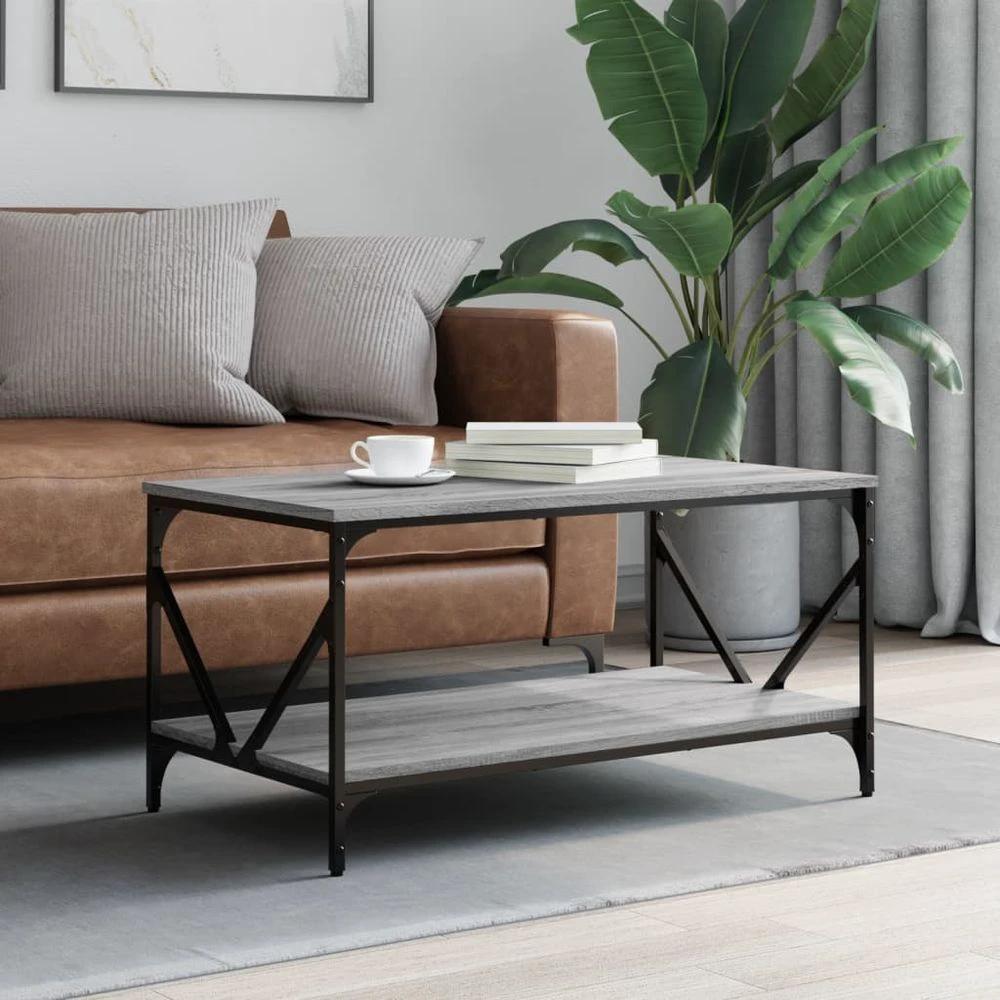 vidaXL Coffee Table Black 90x50x45 cm vidaXL Engineered Wood - Coffee Tables Coffee Table