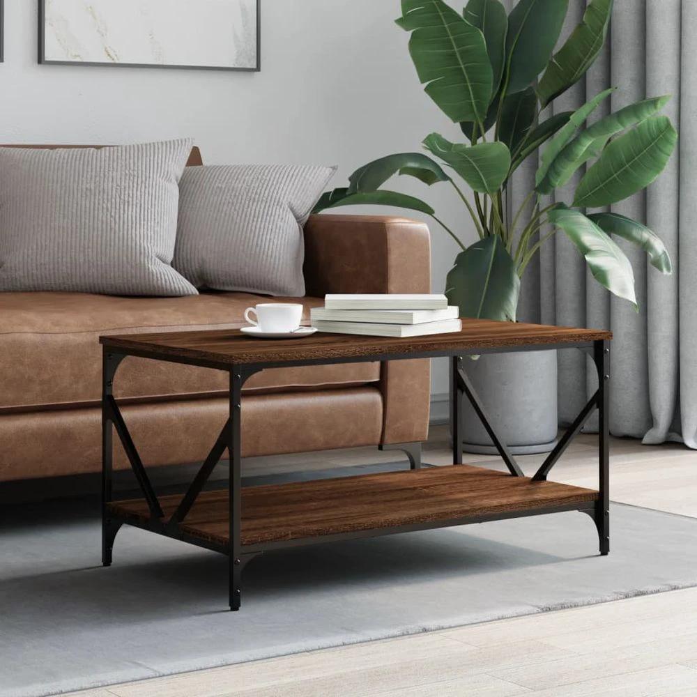 vidaXL Coffee Table Black 90x50x45 cm vidaXL Engineered Wood - Coffee Tables Coffee Table