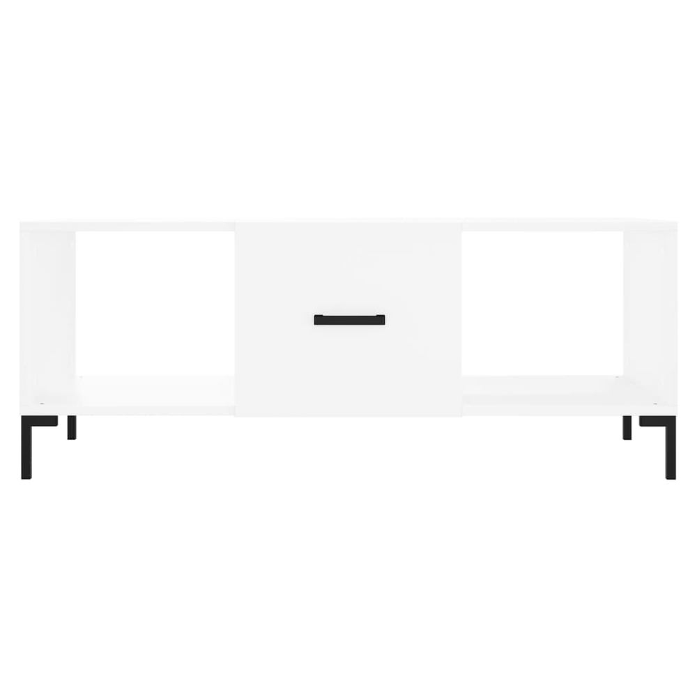 Coffee Table White 102x50x40 cm vidaXL Engineered Wood by vidaXL