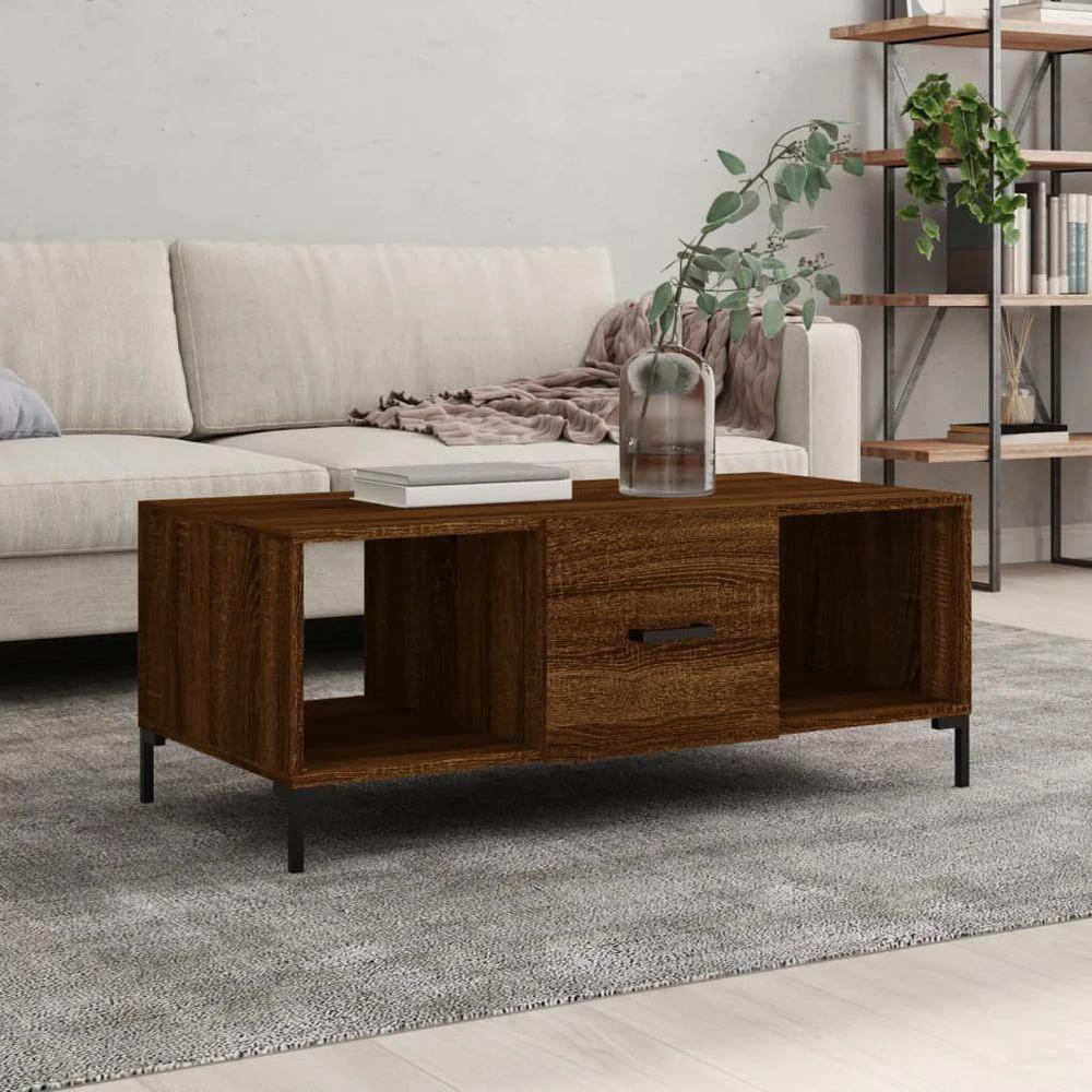 Coffee Table White 102x50x40 cm vidaXL Engineered Wood by vidaXL