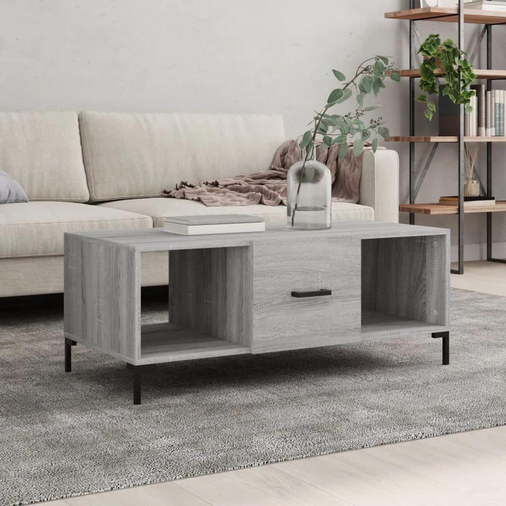 Coffee Table White 102x50x40 cm vidaXL Engineered Wood by vidaXL