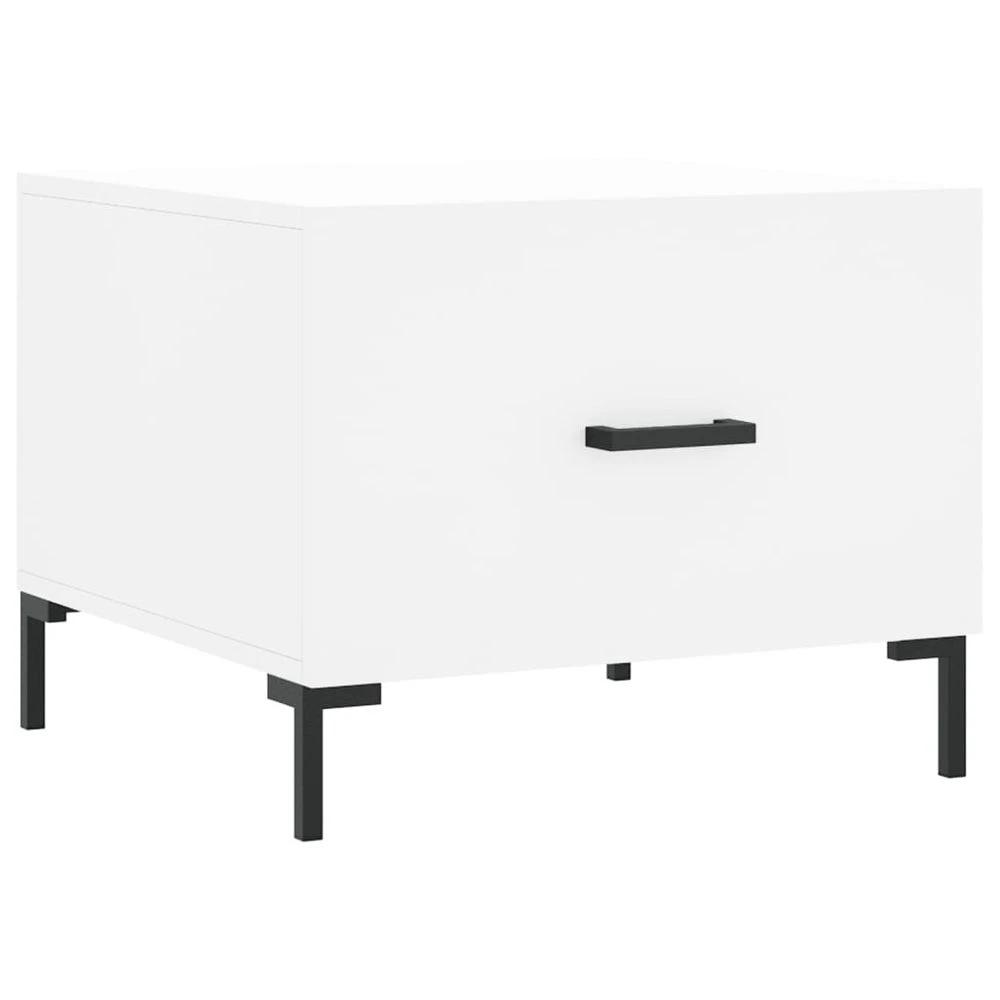 vidaXL Coffee Table White 50x50x40 cm vidaXL Engineered Wood - Coffee Tables Coffee Table