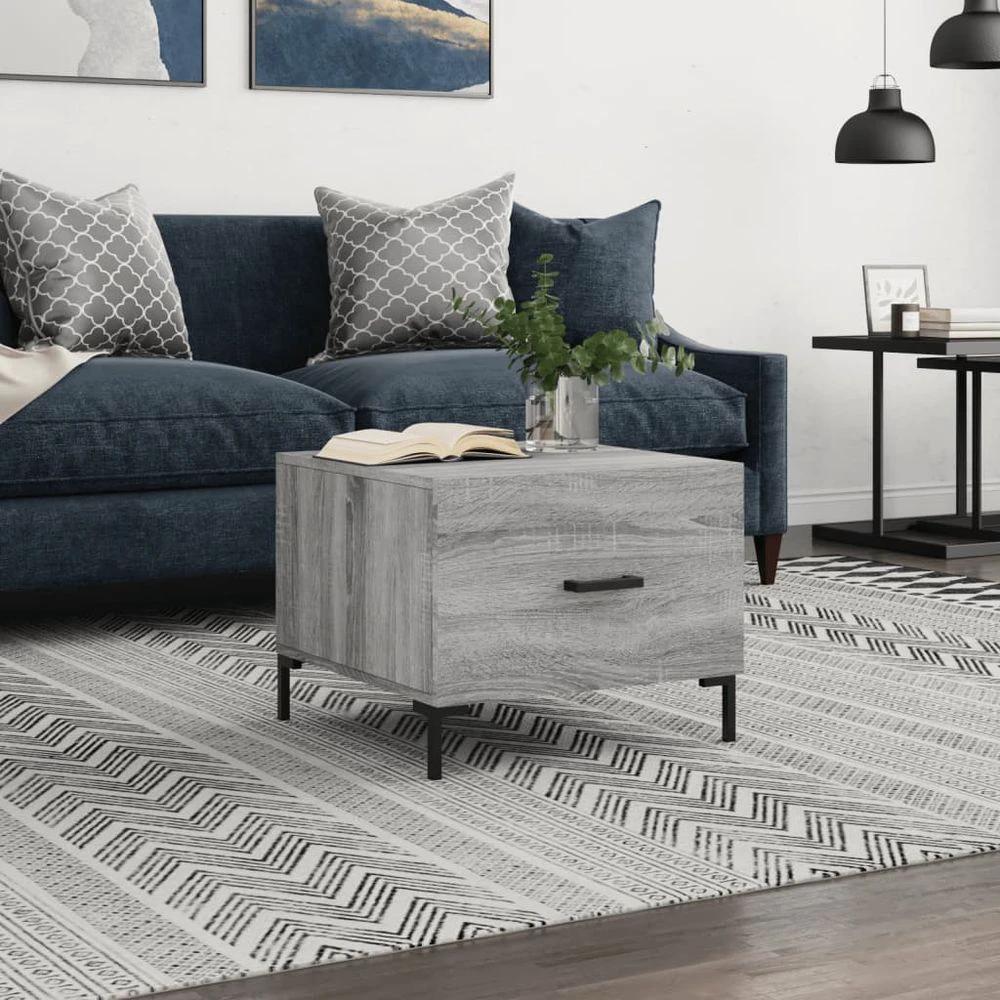 vidaXL Coffee Table White 50x50x40 cm vidaXL Engineered Wood - Coffee Tables Coffee Table