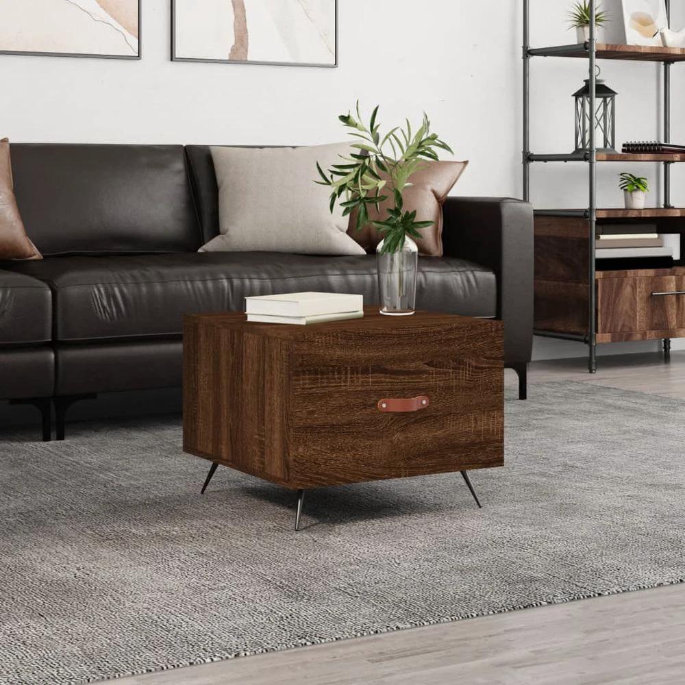 vidaXL Coffee Table White 50x50x40 cm vidaXL Engineered Wood - Coffee Tables Coffee Table