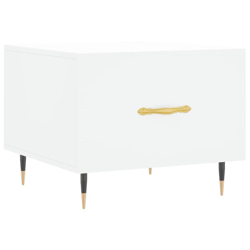 vidaXL Coffee Table White 50x50x40 cm vidaXL Engineered Wood - Coffee Tables Coffee Table