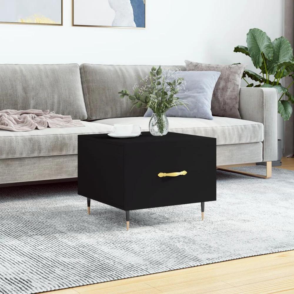 vidaXL Coffee Table White 50x50x40 cm vidaXL Engineered Wood - Coffee Tables Coffee Table