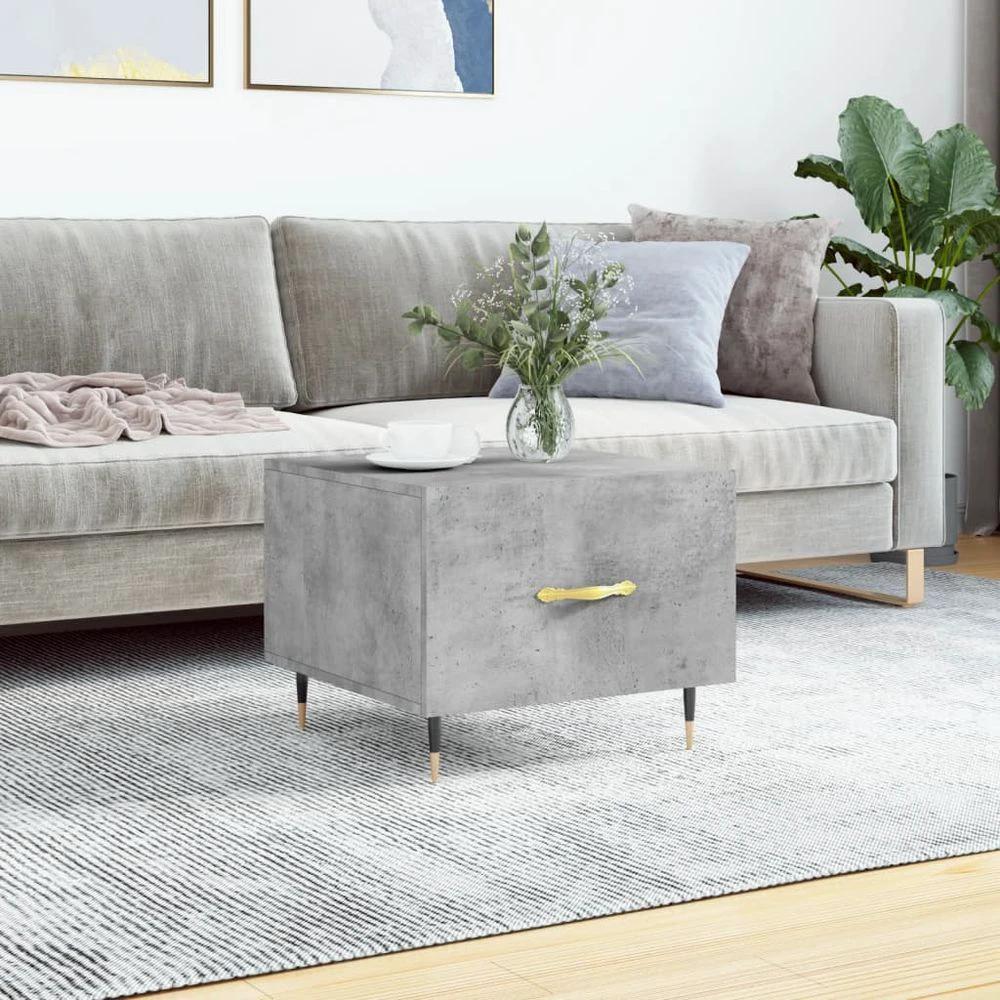 vidaXL Coffee Table White 50x50x40 cm vidaXL Engineered Wood - Coffee Tables Coffee Table