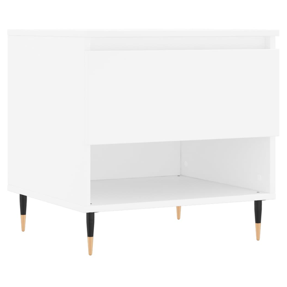 Coffee Table White 50x46x50 cm vidaXL Engineered Wood by vidaXL