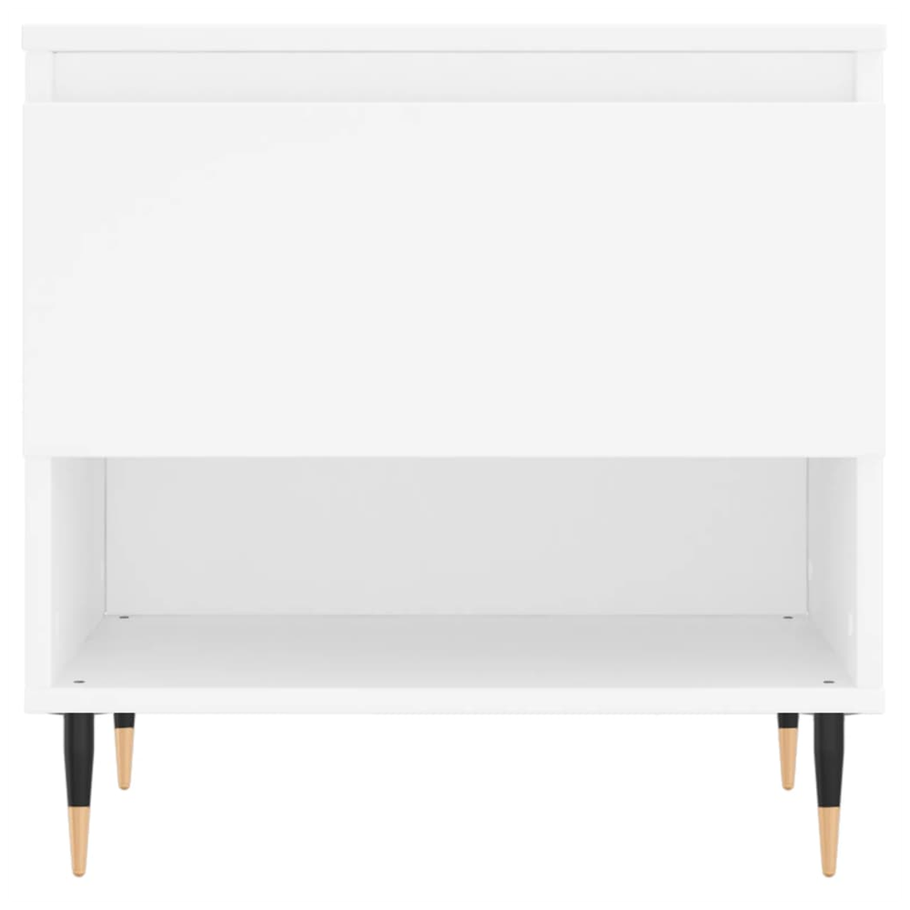 Coffee Table White 50x46x50 cm vidaXL Engineered Wood by vidaXL
