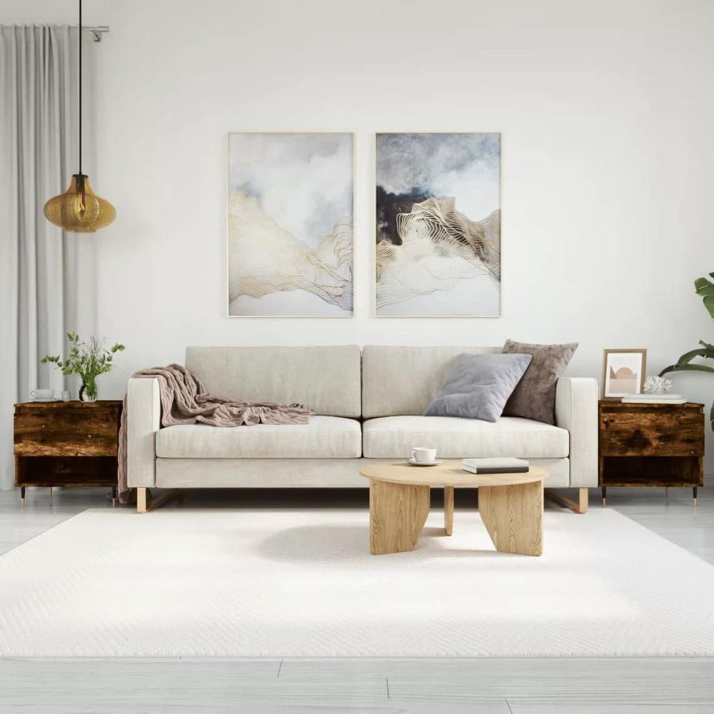Coffee Table White 50x46x50 cm vidaXL Engineered Wood by vidaXL